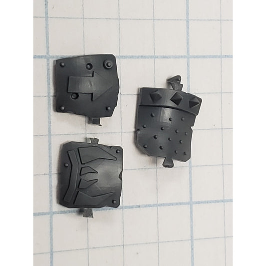 40k Ork Bits Deff Dread Teef Arrow Spikes Plates #56