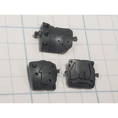 40k Ork Bits Deff Dread Teef Arrow Spikes Plates #56