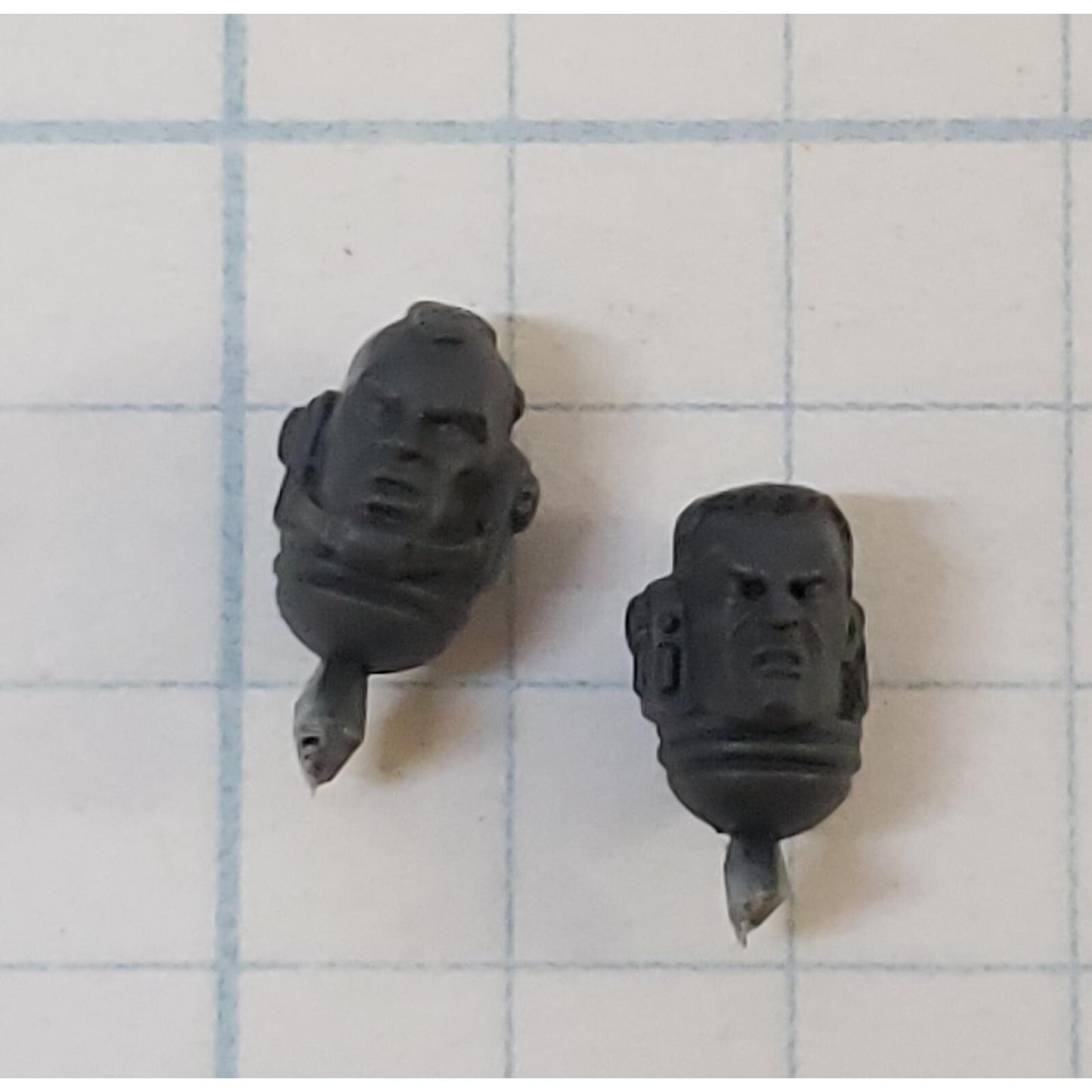 40k Space Marine Bits Jump Pack Intercessors Bare Heads x2 Set #29
