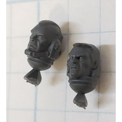 40k Space Marine Bits Jump Pack Intercessors Bare Heads x2 Set #29