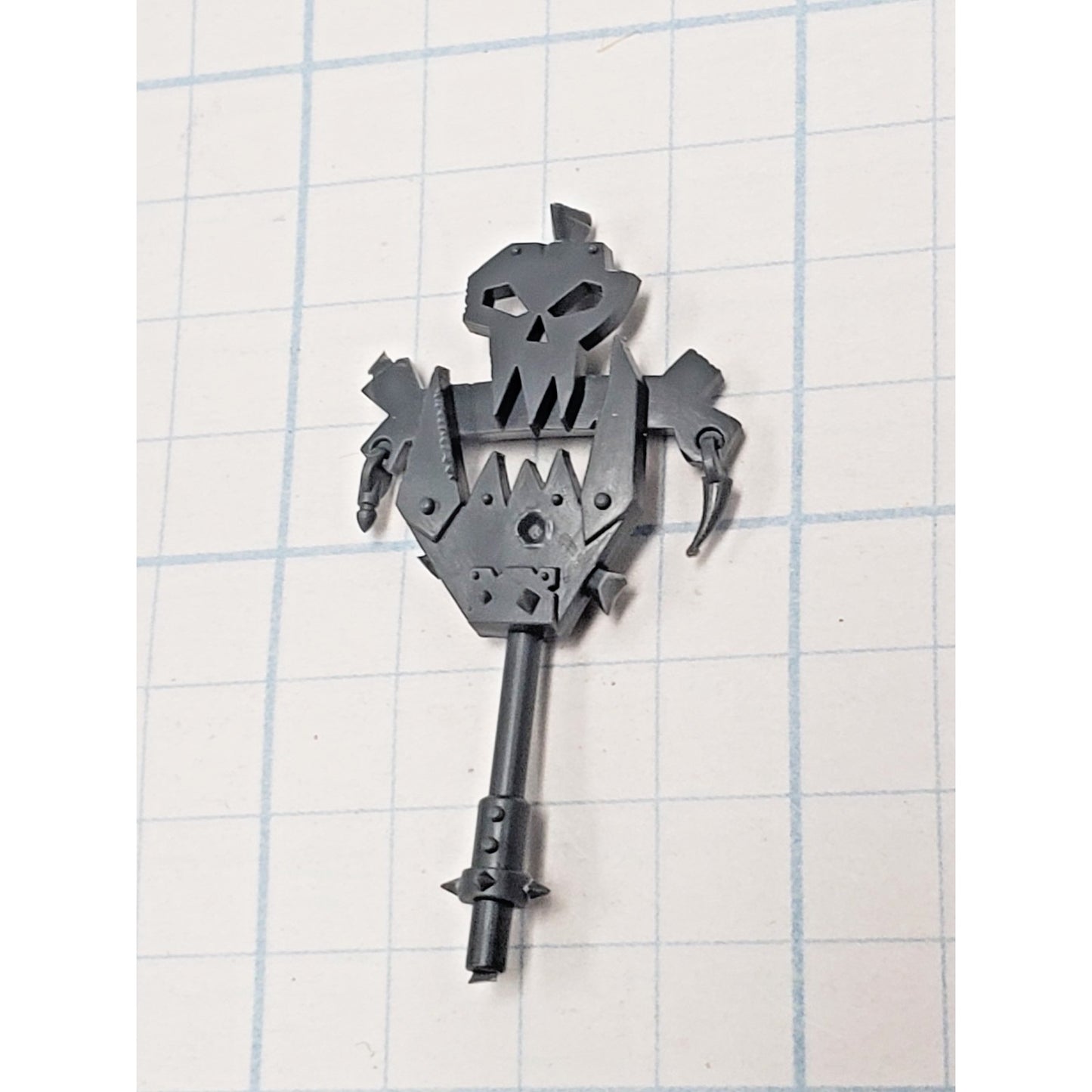 40k Ork Bits Deff Dread Skullz Heads Glyph Plates #74