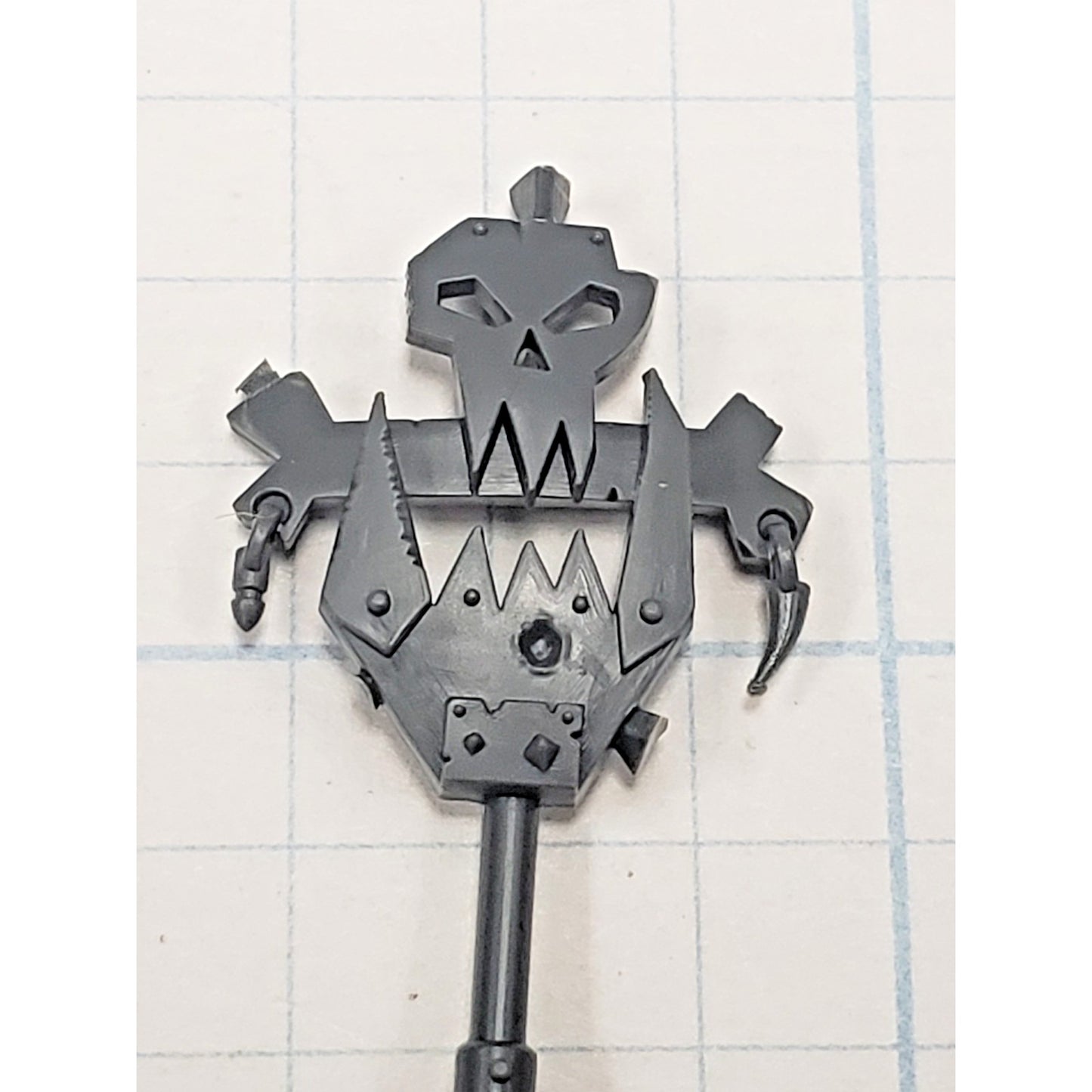 40k Ork Bits Deff Dread Skullz Heads Glyph Plates #74