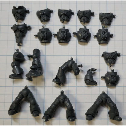 40k Space Marines Bits Devastator Engraved Torso Legs Sets