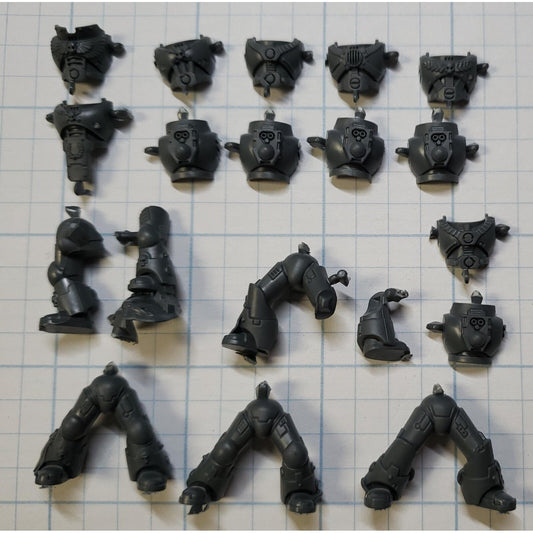40k Space Marines Bits Devastator Engraved Torso Legs Sets