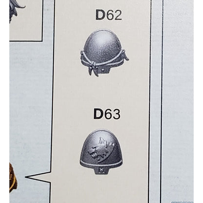 40k Space Wolves Bits Grey Hunters Pack Leader Shoulder Pads #62 Set
