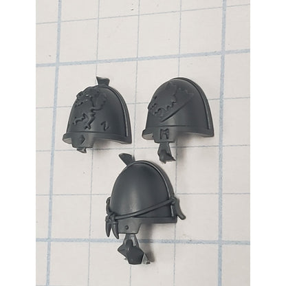 40k Space Wolves Bits Grey Hunters Pack Leader Shoulder Pads #62 Set
