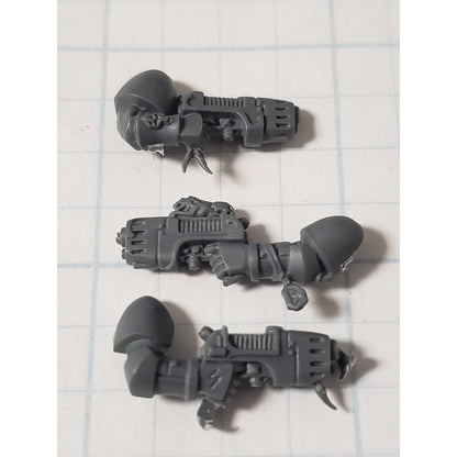 40k Space Wolves Bits Wolf Pack Blood Claws Engraved Plasma Pistols x3