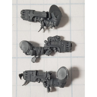 40k Space Wolves Bits Wolf Pack Blood Claws Engraved Plasma Pistols x3