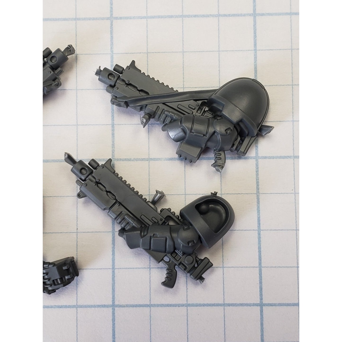 40k Space Marine Bits Heavy Intercessor Gravis Sergeant Rifles x3 Set