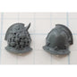 40K Chaos Space Marine Bits Legionary Shoulder Pads  w Skull #86