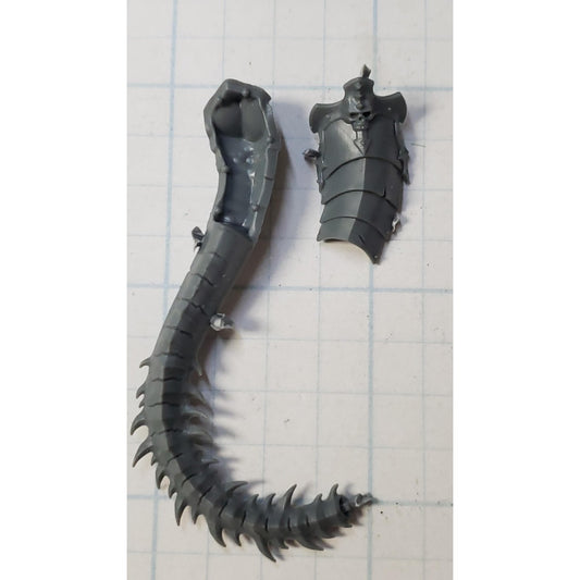 40k Chaos Space Marines Bits Daemon Prince Tail w Armor Plate