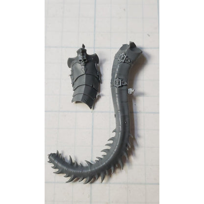 40k Chaos Space Marines Bits Daemon Prince Tail w Armor Plate