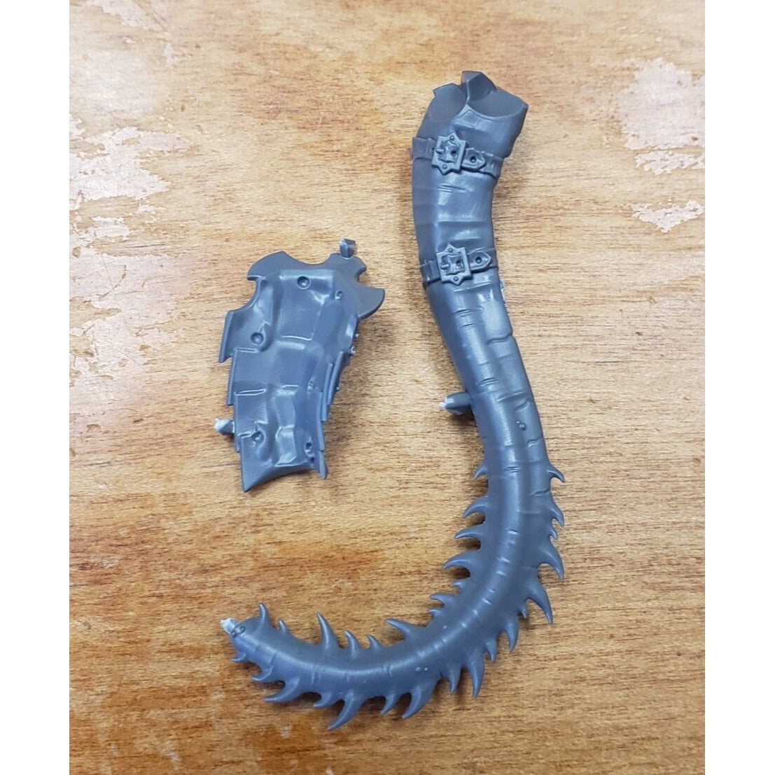 40k Chaos Space Marines Bits Daemon Prince Tail w Armor Plate