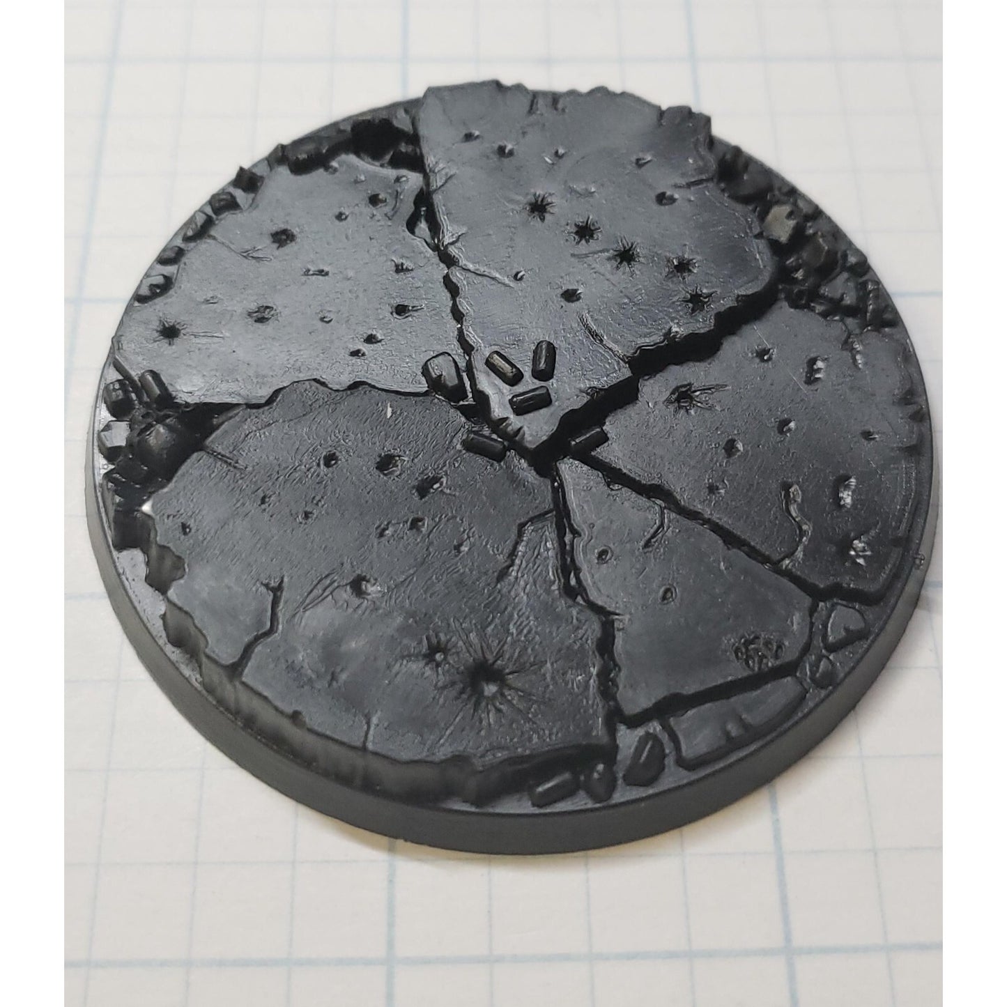 40k Space Marine Bits Venerable Dreadnought 60mm Textured Base Imperia
