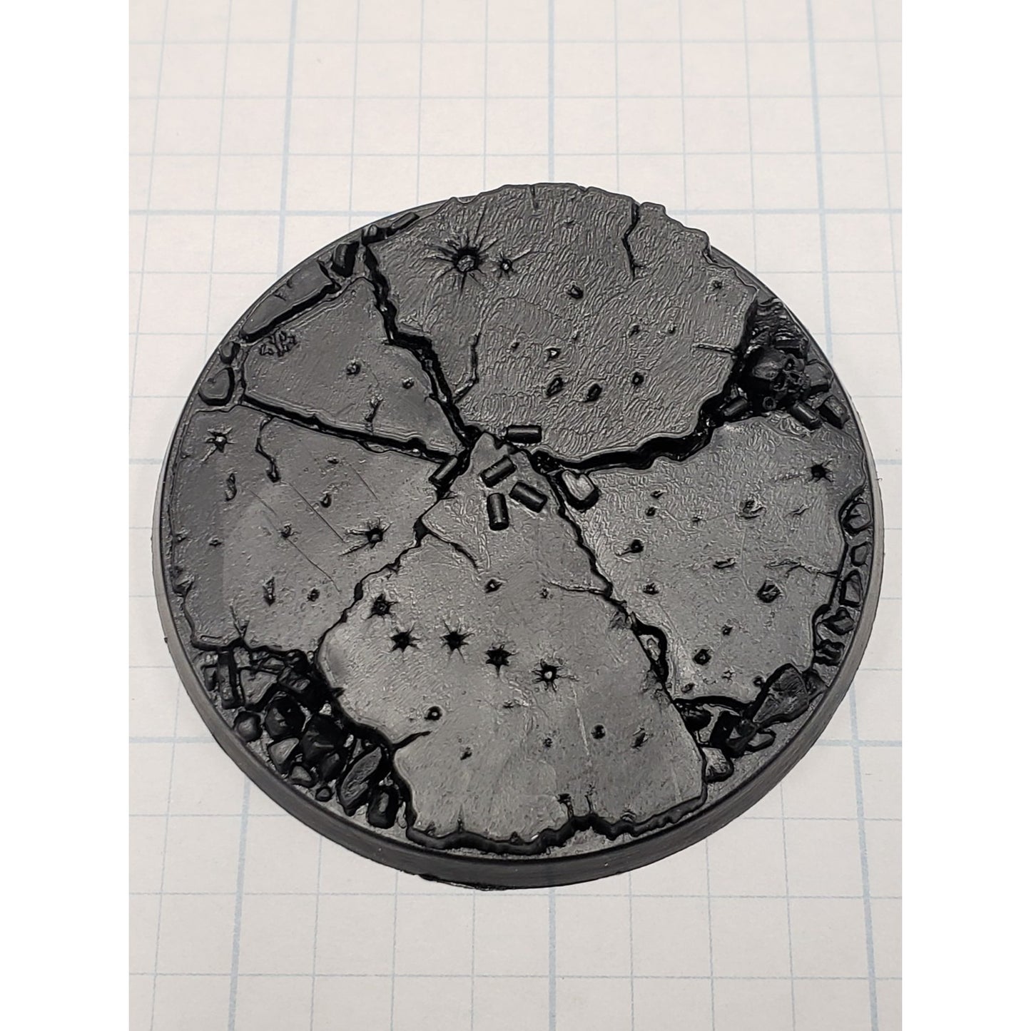 40k Space Marine Bits Venerable Dreadnought 60mm Textured Base Imperia