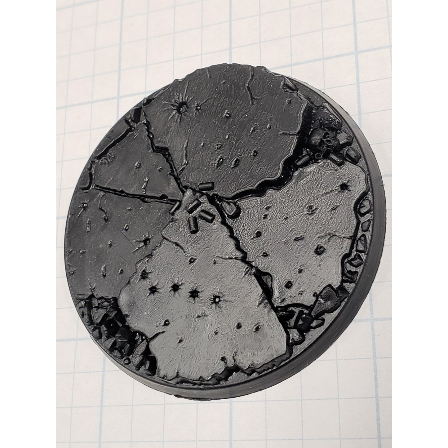 40k Space Marine Bits Venerable Dreadnought 60mm Textured Base Imperia