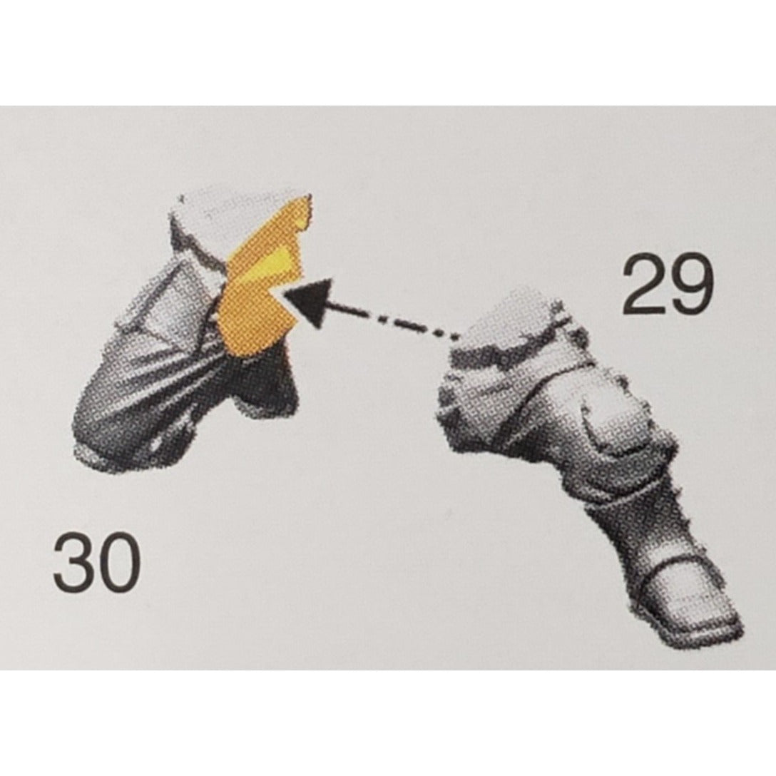 40k Astra Militarum Bits Cadian Upgrade Trooper Kneeling Legs Set