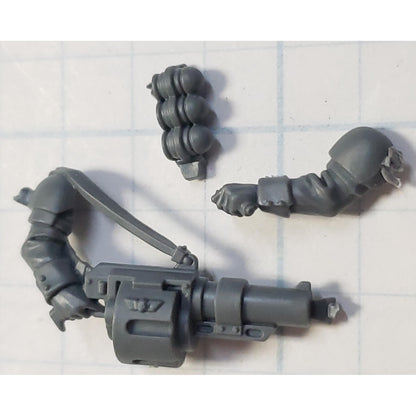 40k Astra Militarum Bits Cadian Shock Troops Grenade Launcher Set