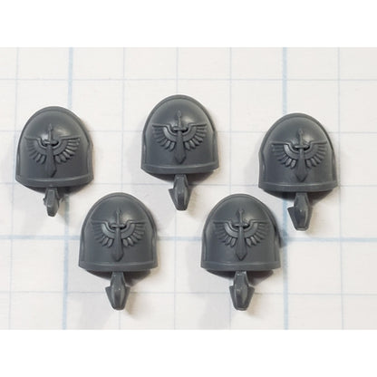 40k Dark Angels Bits Upgrade Crest Phobos Winged Sword Shoulder Pads x5 P37
