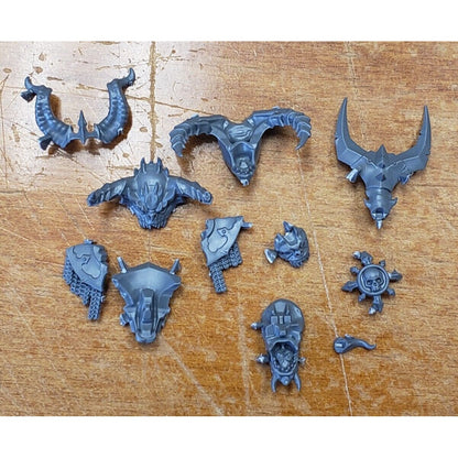 40k Chaos Space Marines Bits Daemon Prince Head Horns Chaos Undivided