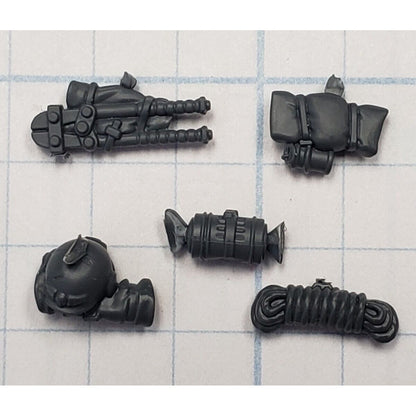 40k Astra Militarum Bits Cadian Upgrade Backpack Tool Kit Rope Ammo