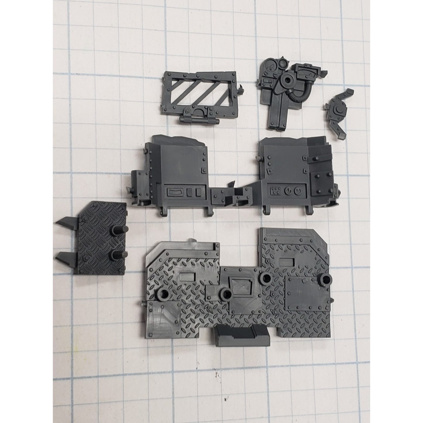 40k Ork Bits Trukk Front Driver Cab & Controls Set