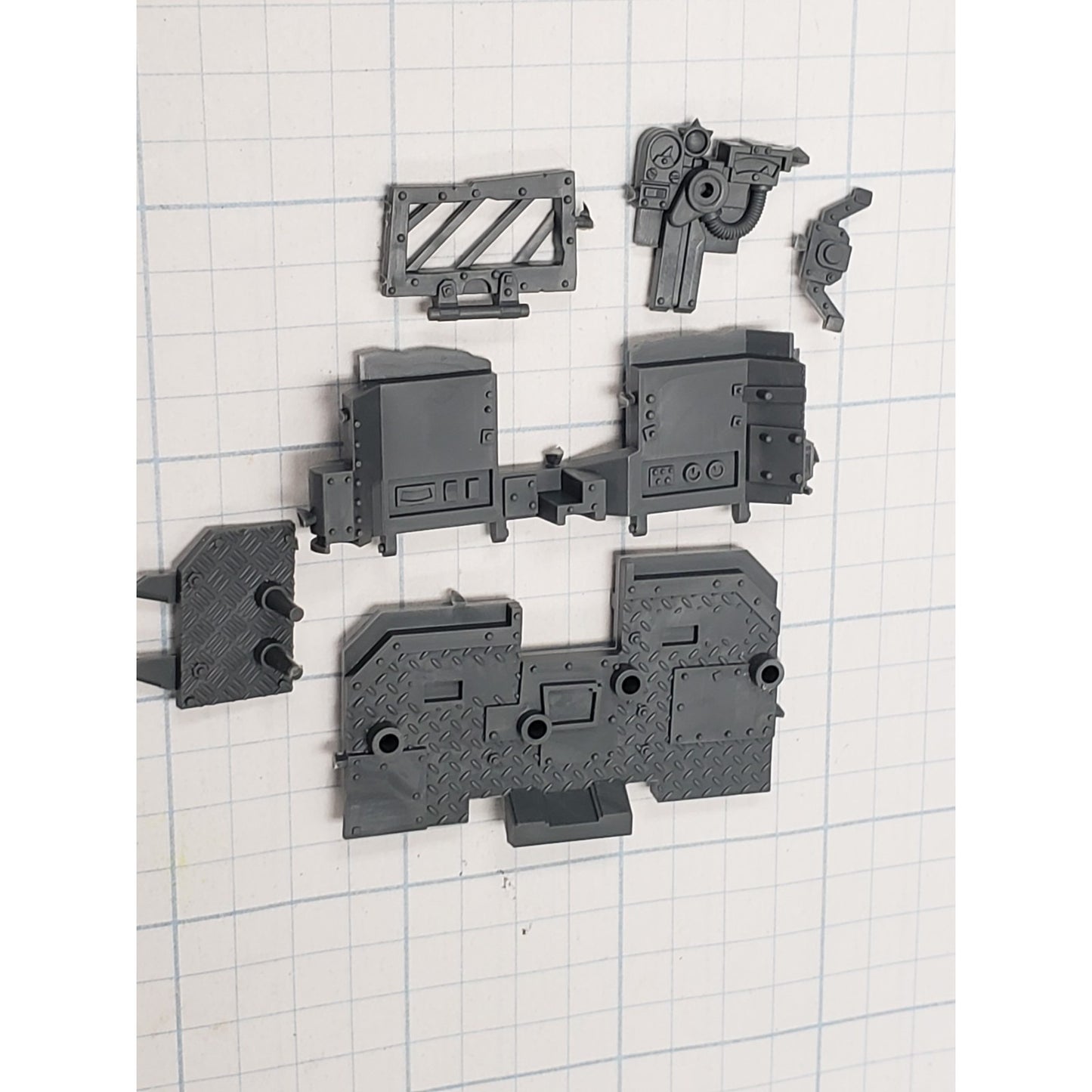 40k Ork Bits Trukk Front Driver Cab & Controls Set
