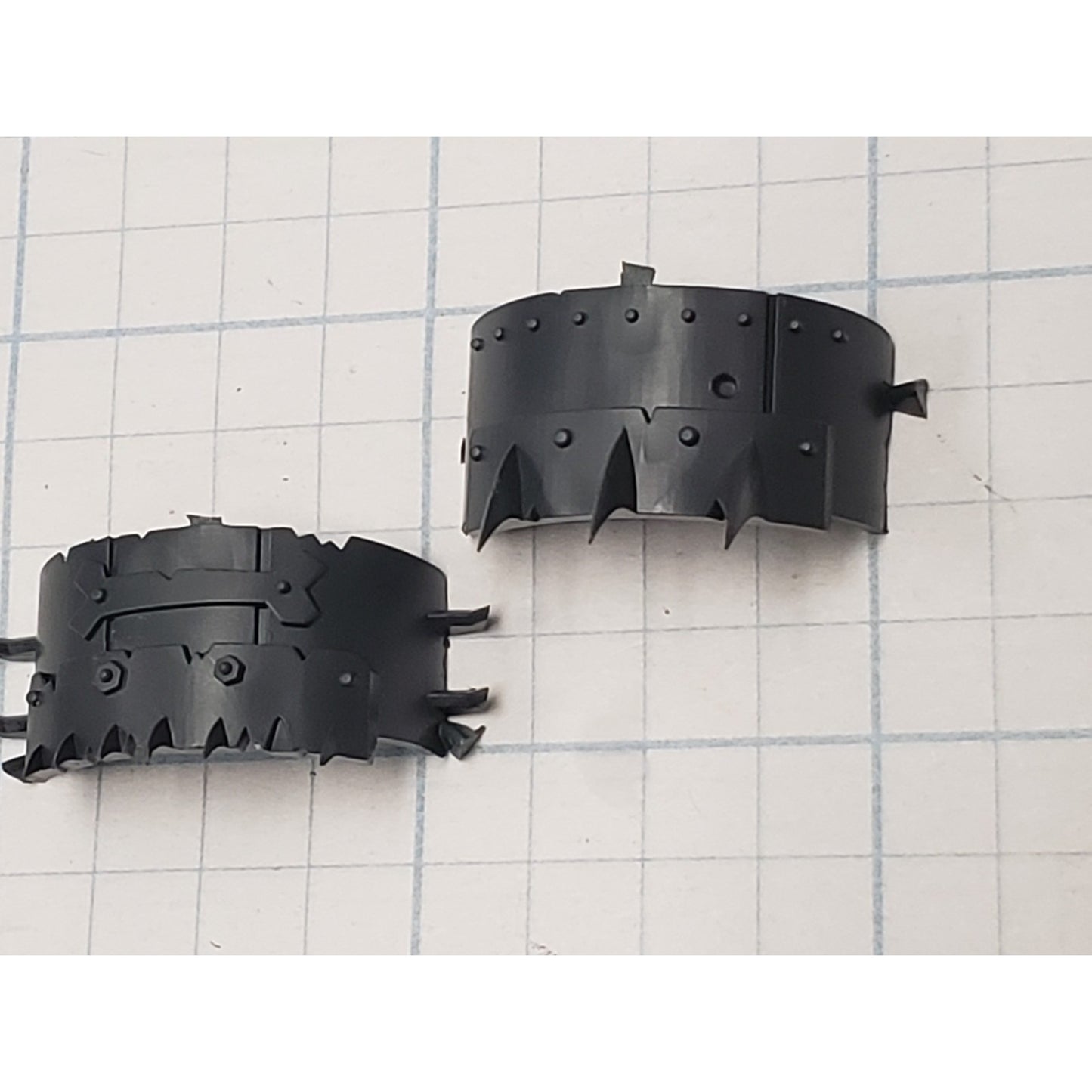 40k Ork Bits Deff Dread Large Spiky Shoulder Pads #87