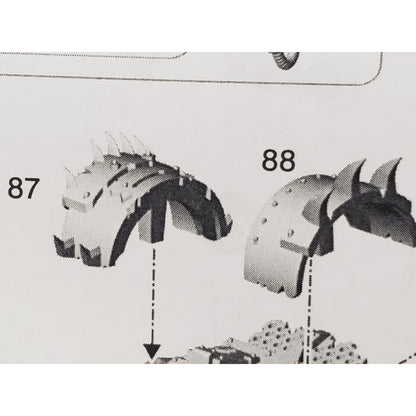 40k Ork Bits Deff Dread Large Spiky Shoulder Pads #87