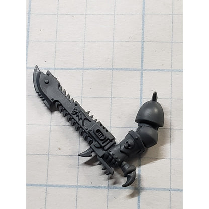 40k Night Lords Bits Nemesis Claws Kill Team Engraved Chainsword B28
