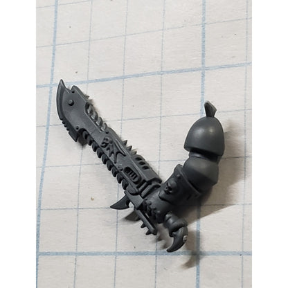 40k Night Lords Bits Nemesis Claws Kill Team Engraved Chainsword B28