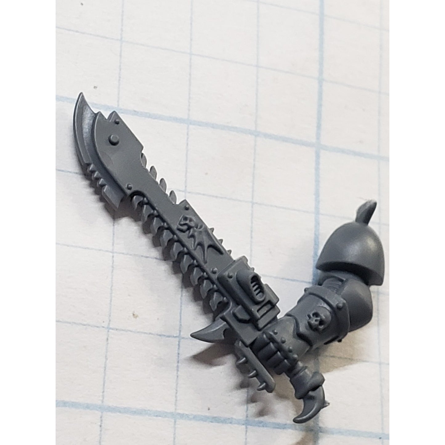 40k Night Lords Bits Nemesis Claws Kill Team Engraved Chainsword B28