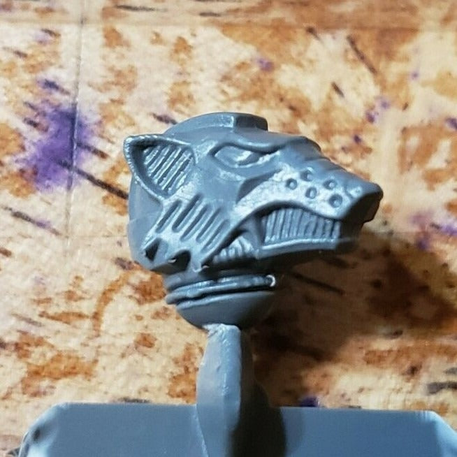 40k Space Wolves Bits Wolf Pack Wolf Guard Wolf Head Engraved Helmet