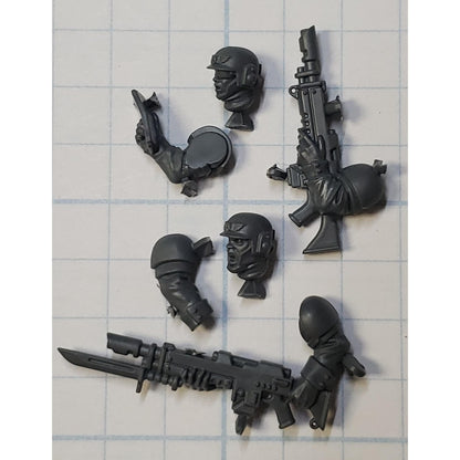 40k Astra Militarum Bits Cadian Upgrade Troopers w Map S53