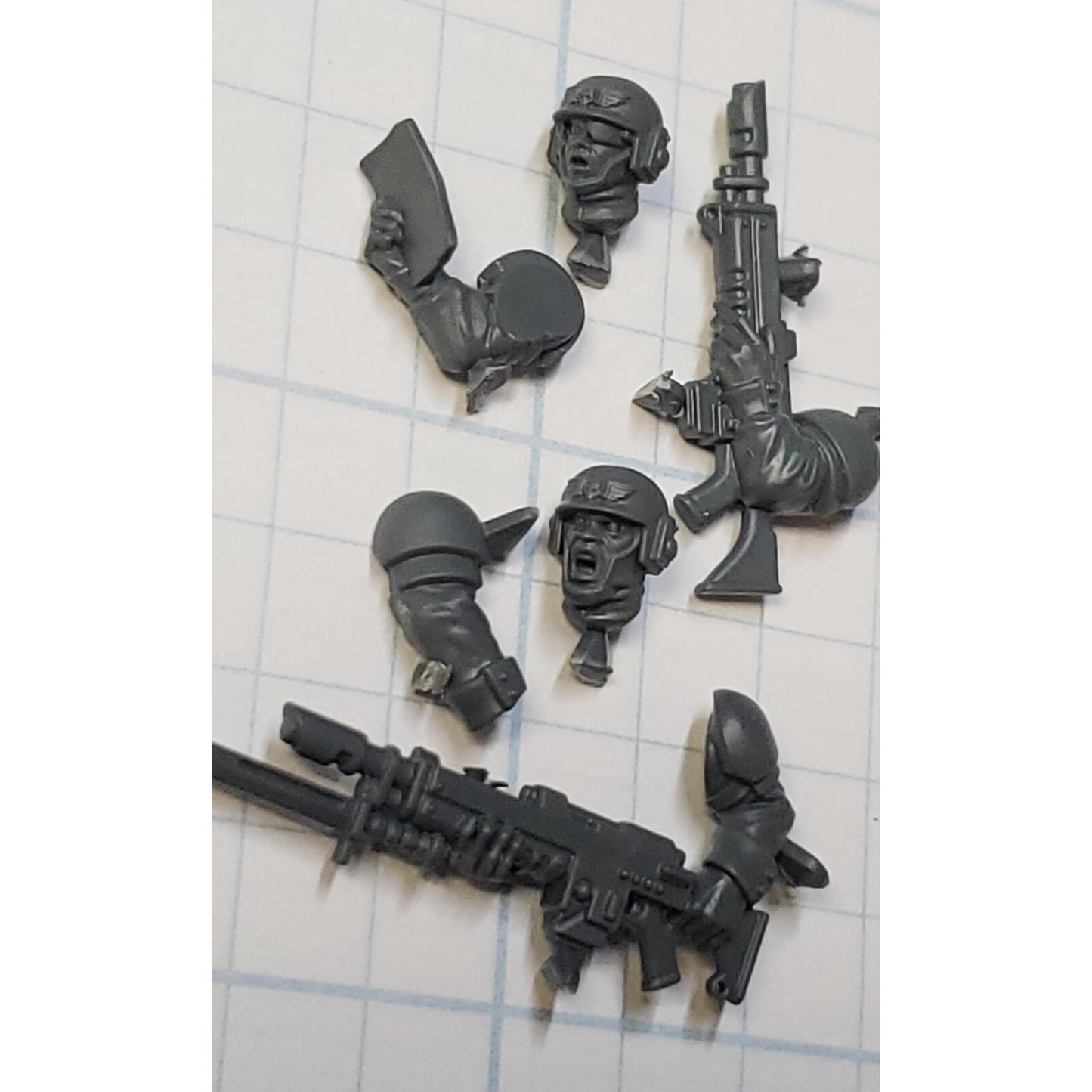 40k Astra Militarum Bits Cadian Upgrade Troopers w Map S53