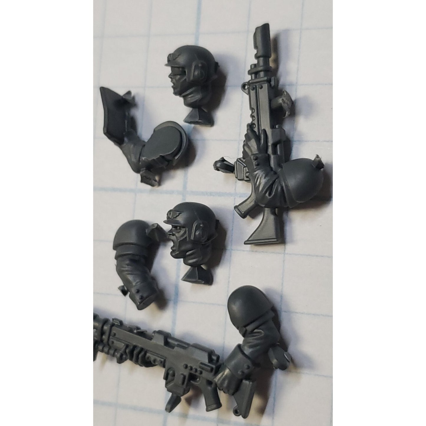 40k Astra Militarum Bits Cadian Upgrade Troopers w Map S53
