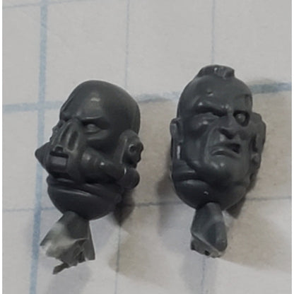 40k Space Marine Bits Heavy Intercessor Gravis Armor Scarred Sgt Bare Heads S62