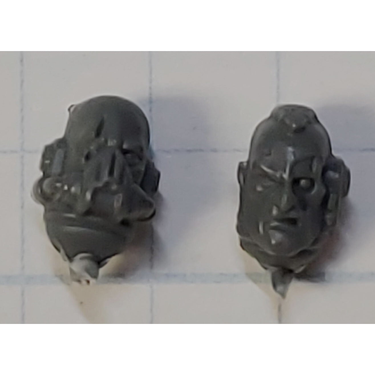 40k Space Marine Bits Heavy Intercessor Gravis Armor Scarred Sgt Bare Heads S62