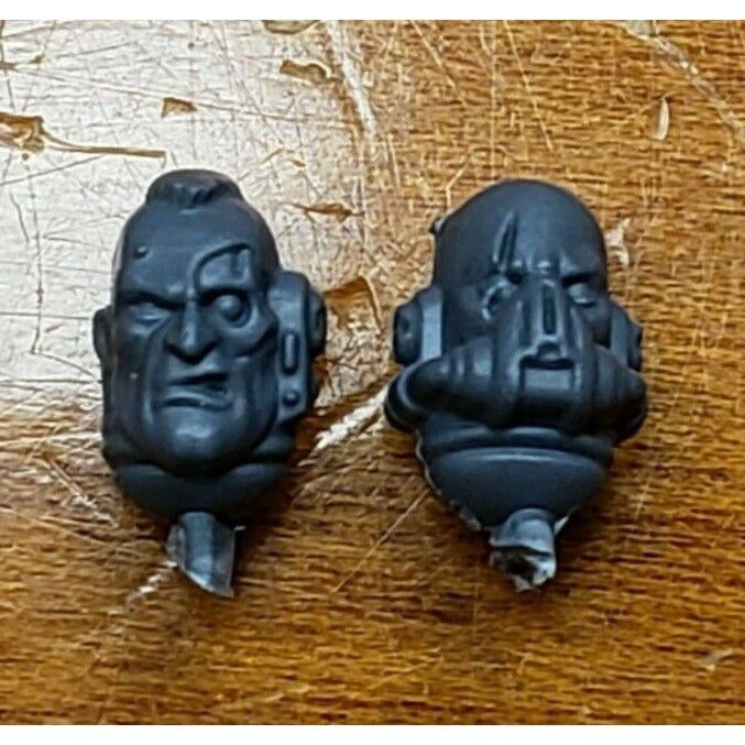 40k Space Marine Bits Heavy Intercessor Gravis Armor Scarred Sgt Bare Heads S62