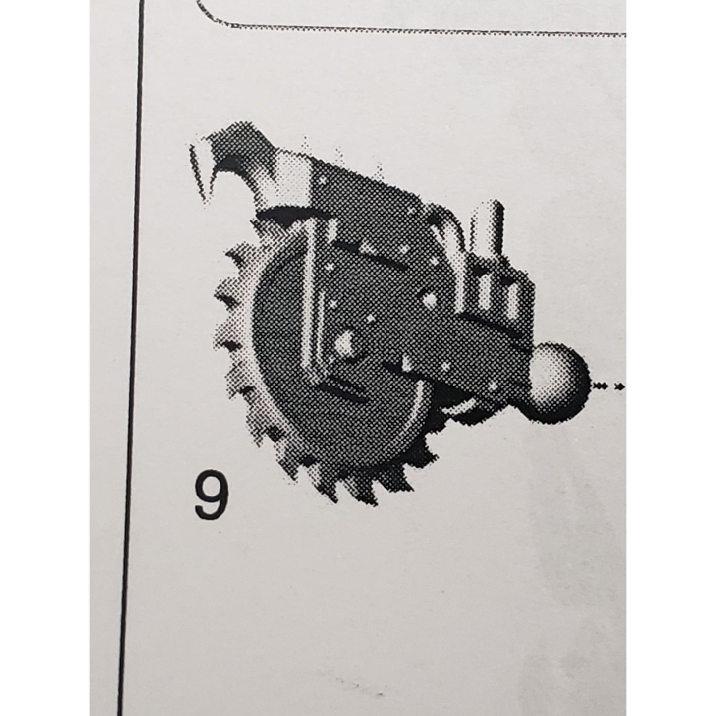 40k Ork Bits Deff Dread Close Combat Saw & Klaw #09