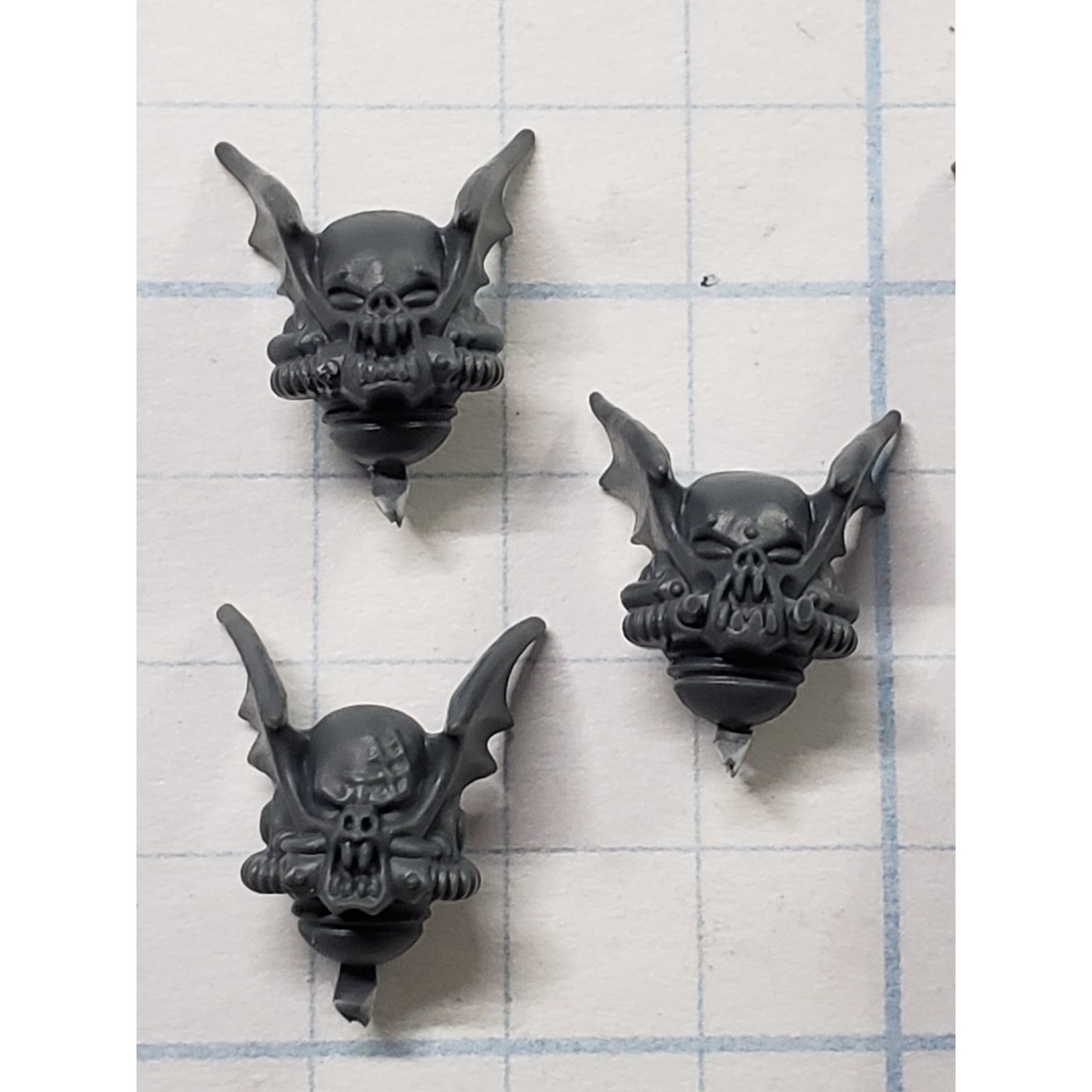 40k Night Lords Bits Nemesis Claws Kill Team Winged Helmet Head x5 B41