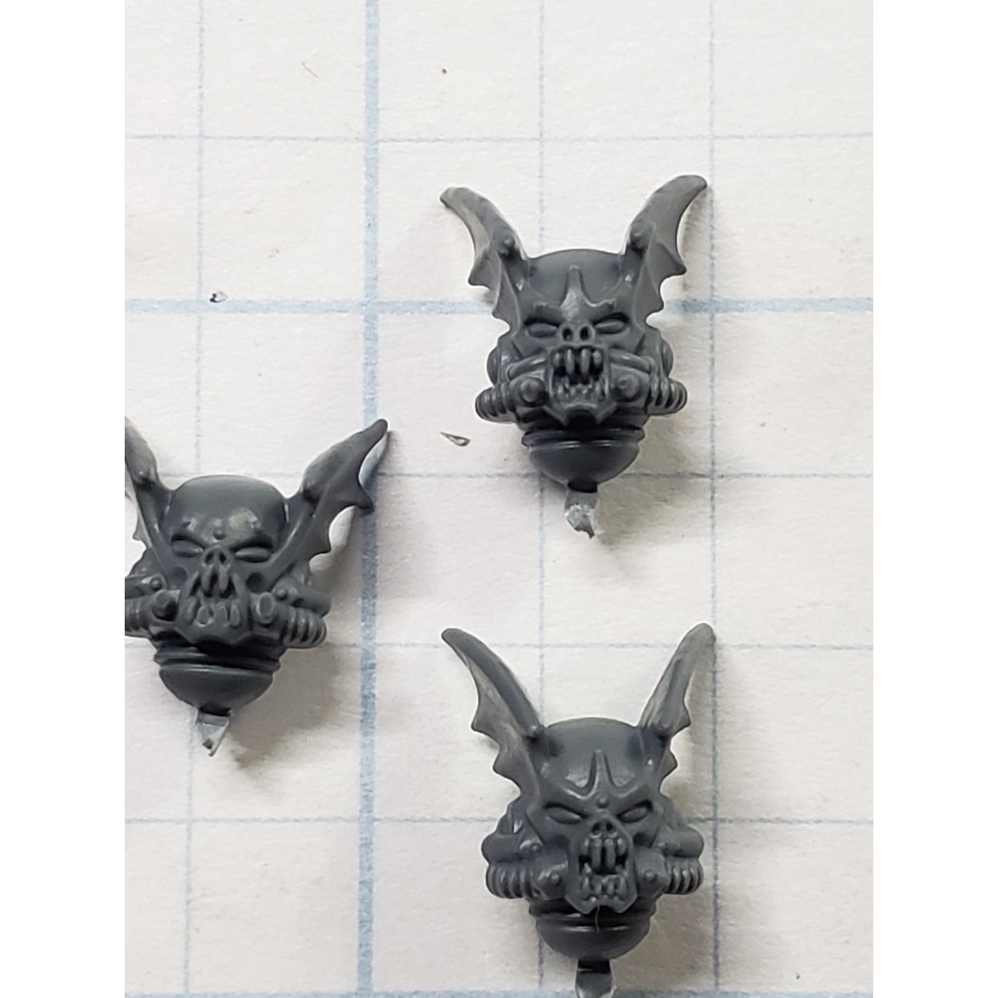 40k Night Lords Bits Nemesis Claws Kill Team Winged Helmet Head x5 B41