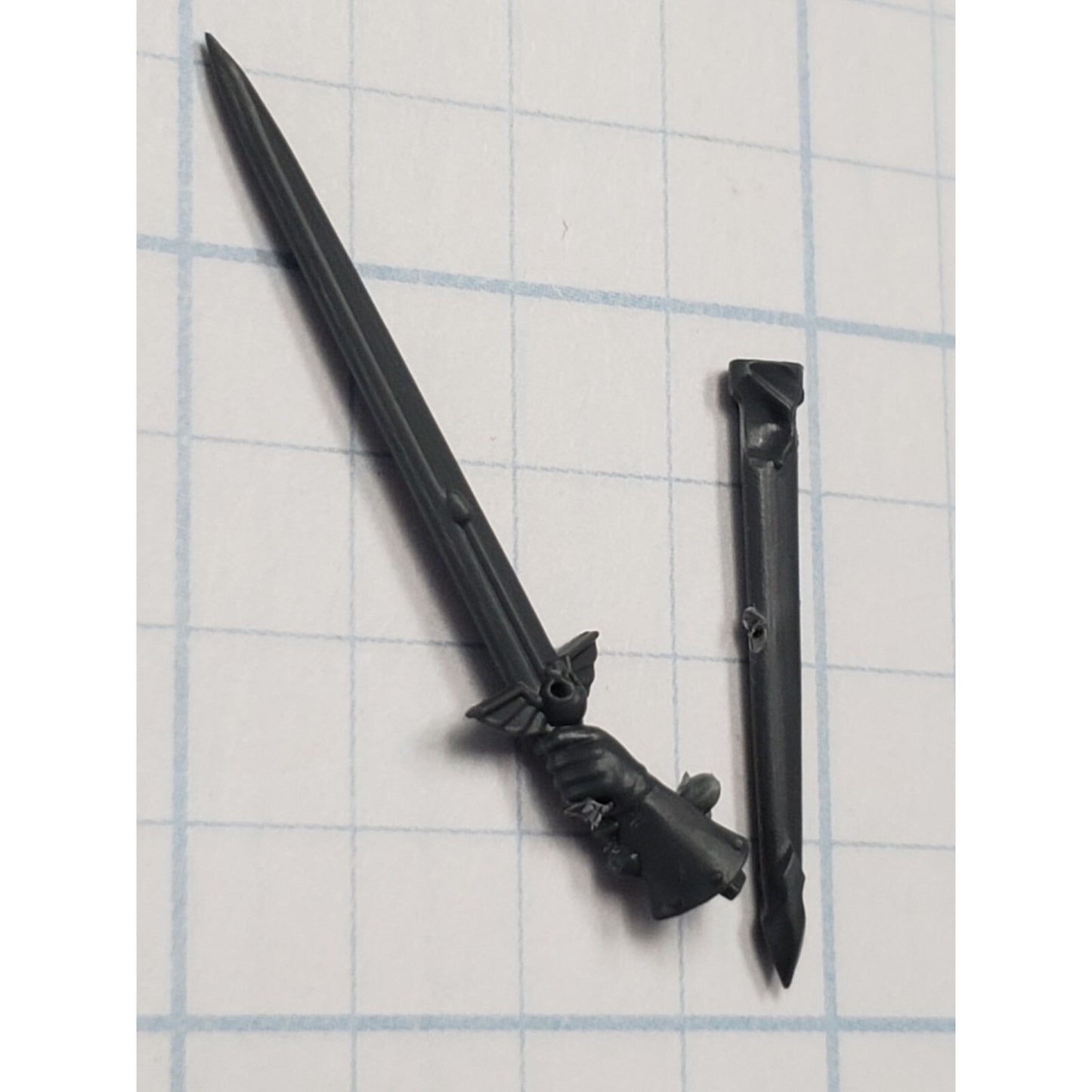40K Adeptus Sororitas Bits Battle Sister Squad Superior Power Sword Held Up Set