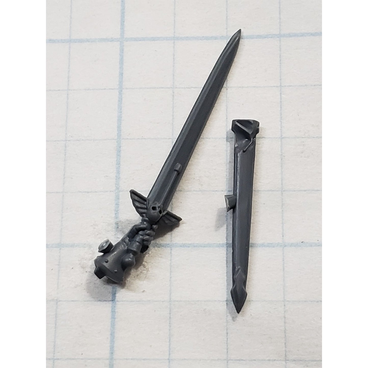 40K Adeptus Sororitas Bits Battle Sister Squad Superior Power Sword Held Up Set