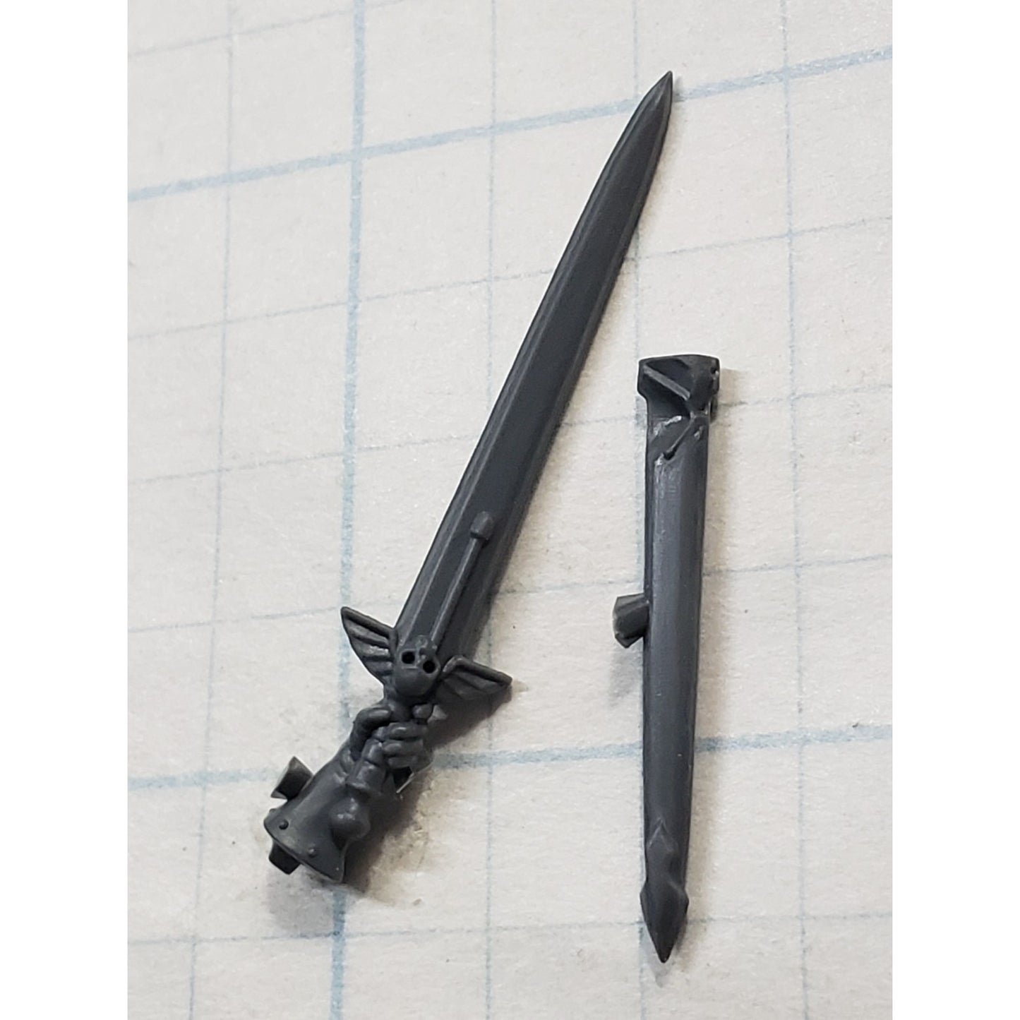 40K Adeptus Sororitas Bits Battle Sister Squad Superior Power Sword Held Up Set