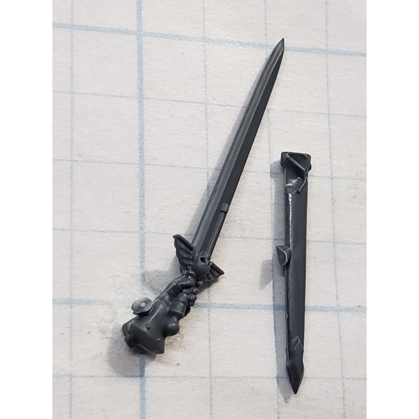 40K Adeptus Sororitas Bits Battle Sister Squad Superior Power Sword Held Up Set