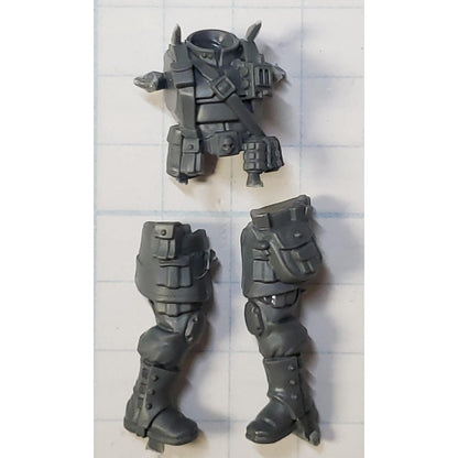 40k Astra Militarum Bits Cadian Shock Troops Sergeant Standing Torso Legs Set