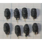 Space Marine Bits Assault Intercessor Bare Heads x8