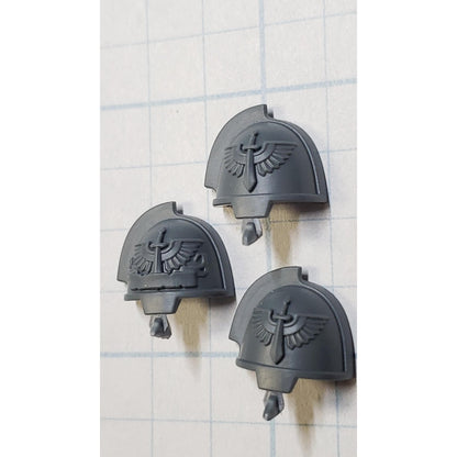 40k Dark Angels Bits Upgrade Crest Gravis Winged Sword Shoulder Pads x3 A05