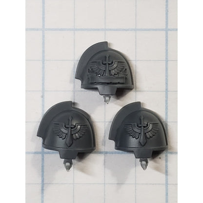 40k Dark Angels Bits Upgrade Crest Gravis Winged Sword Shoulder Pads x3 A05